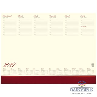 Wydawnictwo Wokół Nas Kalendarz biurkowy 2027 biuwar 550mm x 410mm Wydawnictwo Wokół Nas (1249)