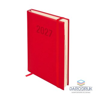 Antra Kalendarz książkowy (terminarz) 2027 COLORFIX dzienny A5 Antra (czerwony)