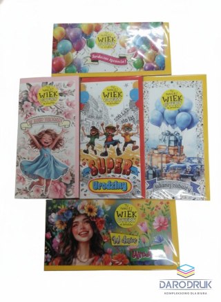 Enzo Kartka składana DL młodzieżowe Enzo (4 PLUS A)