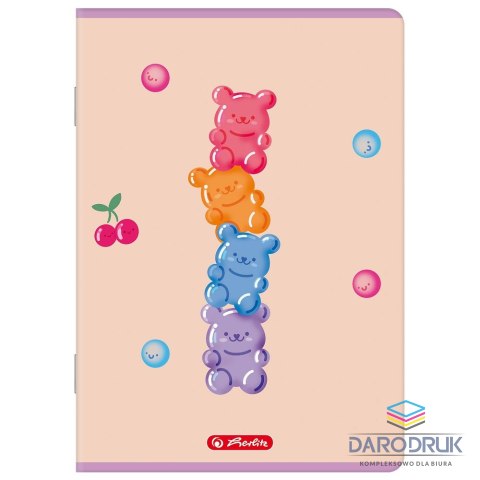 Herlitz Zeszyt A5 Jelly 32k. 70g kratka Herlitz (400206378)