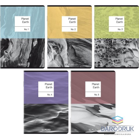 Herlitz Zeszyt A5 Premium Earth 60k. 70g kratka Herlitz (400206288)