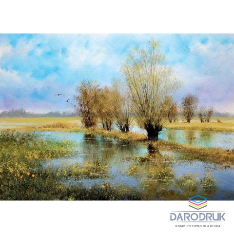 Lucrum Kalendarz ścienny POLSKIE ZAKĄTKI 13-planszowe A4 280mm x 200mm Lucrum (RW6)