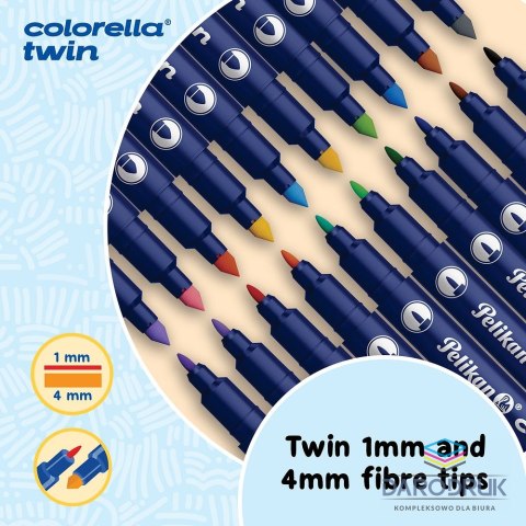 Pelikan Flamaster Colorella Twin 10 kol. Pelikan (400207804)