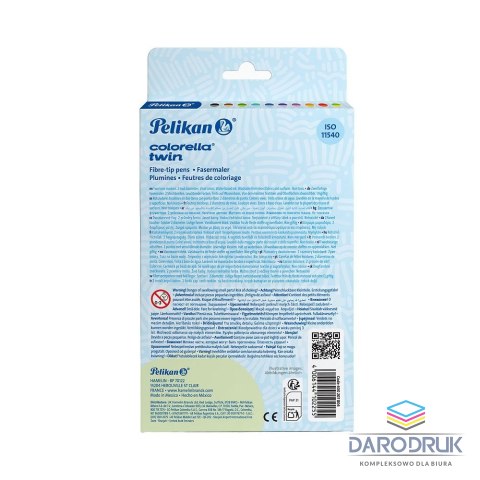 Pelikan Flamaster Colorella Twin 10 kol. Pelikan (400207804)