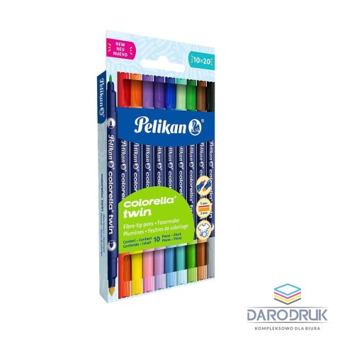 Pelikan Flamaster Colorella Twin 10 kol. Pelikan (400207804)