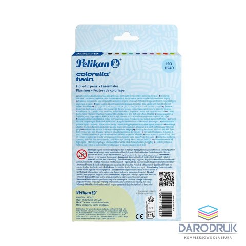 Pelikan Flamaster Colorella Twin 10 kol. Pelikan (400207804)