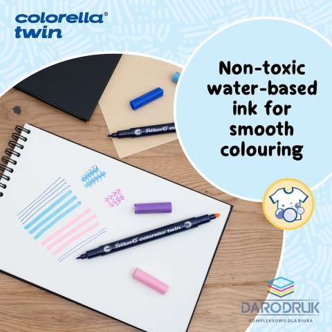 Pelikan Flamaster Colorella Twin 10 kol. Pelikan (400207804)