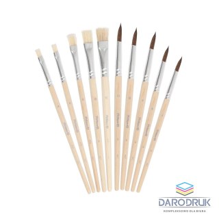 Pelikan Pędzel 5 płaskich + 5 okrągłych nr 5 Pelikan (400191587)