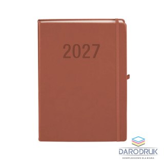 Antra Kalendarz książkowy (terminarz) 2027 MEMOFIX dziennyy A4 Antra (mocha mouse)