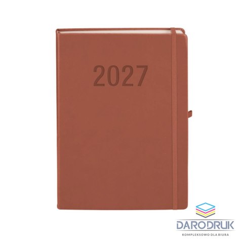 Antra Kalendarz książkowy (terminarz) 2027 MEMOFIX dziennyy A4 Antra (mocha mouse)