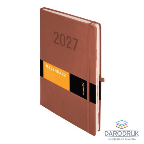 Antra Kalendarz książkowy (terminarz) 2027 MEMOFIX dziennyy A4 Antra (mocha mouse)