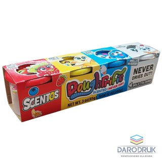 Dumel Ciastolina 4 kol. PACHNĄCA MIX KOLORÓW 4 szt. 340g Dumel (ST42742)