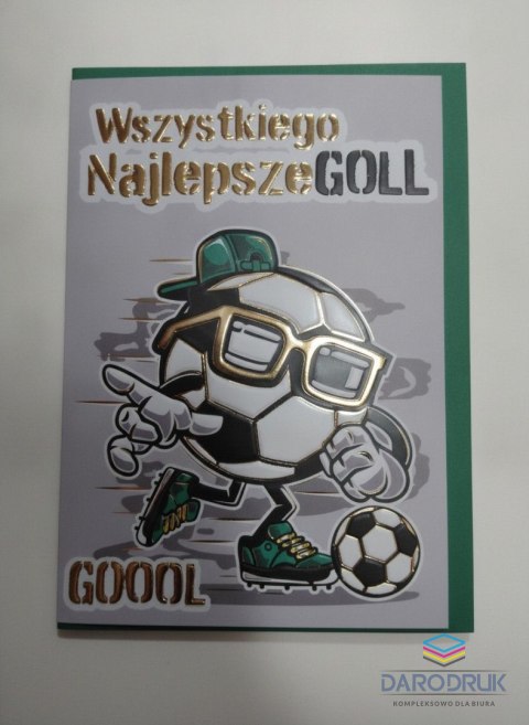 Henry Kartka składana A5 A5 PIŁKA NA NOGACH Henry (5908451986100)