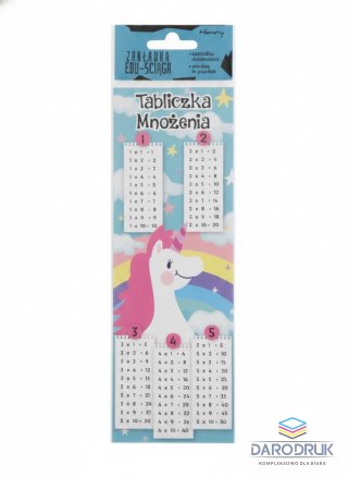 Henry Zakładka do książki JEDNOROŻEC Tabliczka mnożenia Henry (5905701486748)