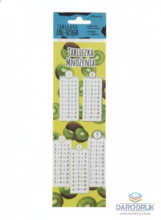 Henry Zakładka do książki Kiwi Tabliczka mnożenia Henry (5908451985264)