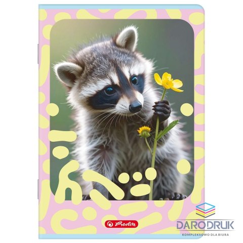 Herlitz Zeszyt A5 Animals 32k. 70g linia podwójna Herlitz (400206382)