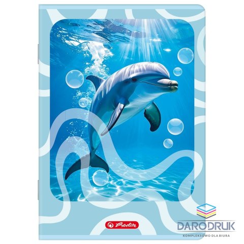 Herlitz Zeszyt A5 Animals 32k. 70g linia podwójna Herlitz (400206382)