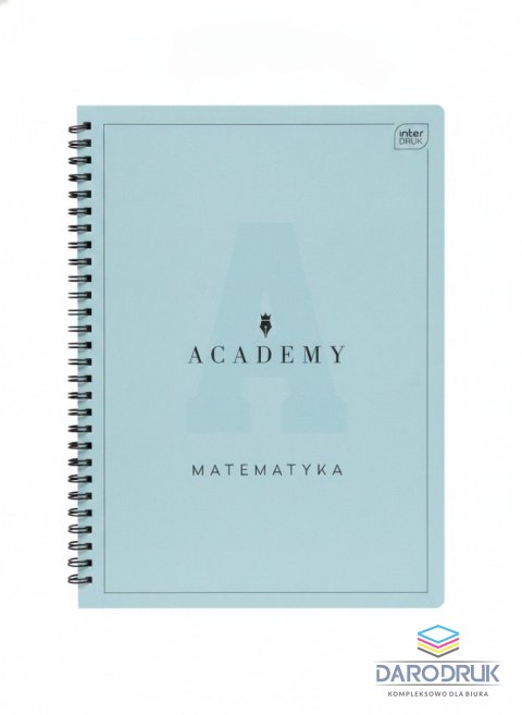 Interdruk Zeszyt tematyczny A5 ACADEMY Hybrid matematyka 60k. 90g krata Interdruk (ZE60#MATACAH))