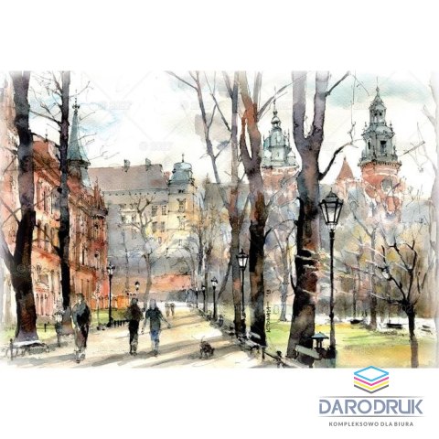Lucrum Kalendarz ścienny MIASTA POLSKI 13-planszowe A3+ 320mm x 470mm Lucrum (RW05)
