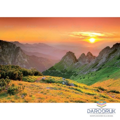 Lucrum Kalendarz ścienny RODZINNY TATRY i PODHALE 13-KARTKOWY 280mm x 200mm Lucrum (WL4)