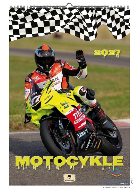 Pan Kalendarzyk Kalendarz ścienny 2027 MOTOCYKLE 470mm x 320mm Pan Kalendarzyk (A3 VD.21)