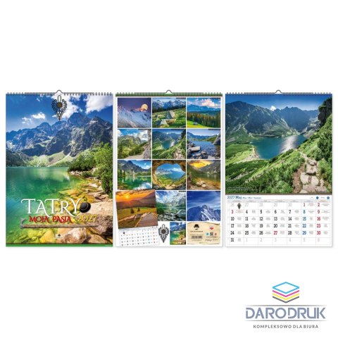 Pan Kalendarzyk Kalendarz ścienny 2027 TATRY MOJA PASJA A2 Pan Kalendarzyk (A2 V.4)
