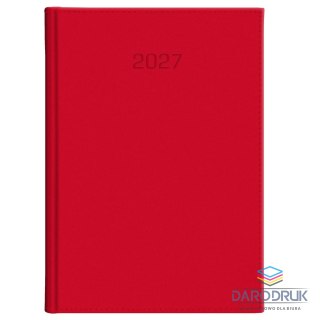 Wokół Nas Kalendarz książkowy (terminarz) Vivella czerwona B5 Wokół Nas (216 B5TB)