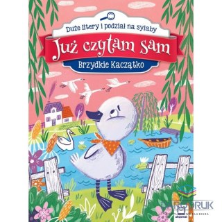 Aksjomat Książeczka edukacyjna Już czytam sam. Brzydkie kaczątko. Duże litery i podział na sylaby Aksjomat (3072)