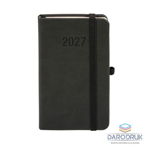 Antra Kalendarz książkowy (terminarz) 2027 MEMOFIX tygodniowy A6 Antra (czarny)