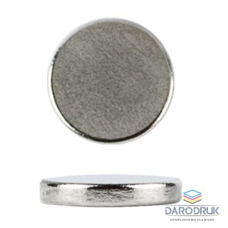 Grand Magnes neodymowy Srebrny śr. 9mm Grand (130-1967) 5 sztuk