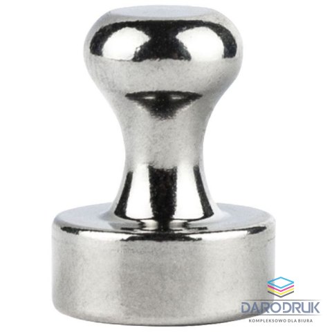 Grand Magnes neodymowy z uchwytem Srebrny śr. 12mm Grand (130-1965) 5 sztuk