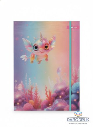 Happy Color Teczka kartonowa na gumkę Aqua Cuties A4 mix Happy Color (7621 2431-AC02)
