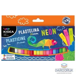 Kidea Plastelina 24 kol. mix Kidea (PMIX24KA)