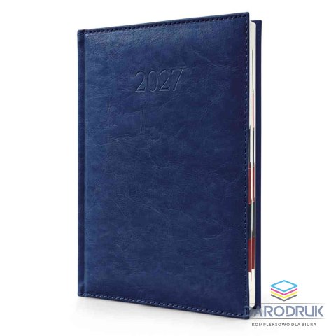 Press Kalendarz książkowy (terminarz) GRANATOWY AGENDA A5 Press (DZIENNY)
