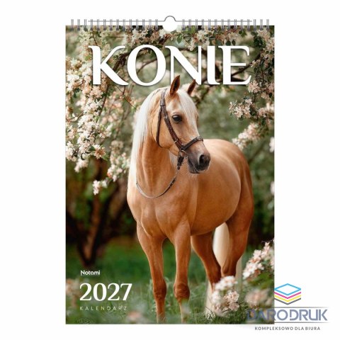 Press Kalendarz ścienny KONIE A3 Press (16 STRON)