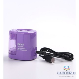 Eagle Temperówka elektryczna fioletowa na baterie fiolet Eagle (EG-5161USB)