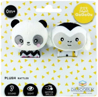Gagagu Grzechotka GAGAGU GRZECHOTKI PANDA MAŁPKA Gagagu (GGG0831)
