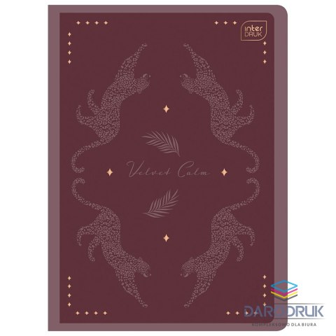 Interdruk Zeszyt B5 METALIC GOLD 80k. 70g krata Interdruk