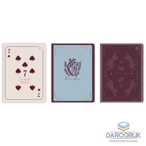 Interdruk Zeszyt B5 METALIC GOLD 80k. 70g krata Interdruk