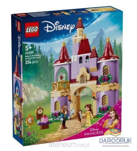 Lego Klocki konstrukcyjne Disney ZAMEK PIĘKNEJ I BESTII Lego (43289)