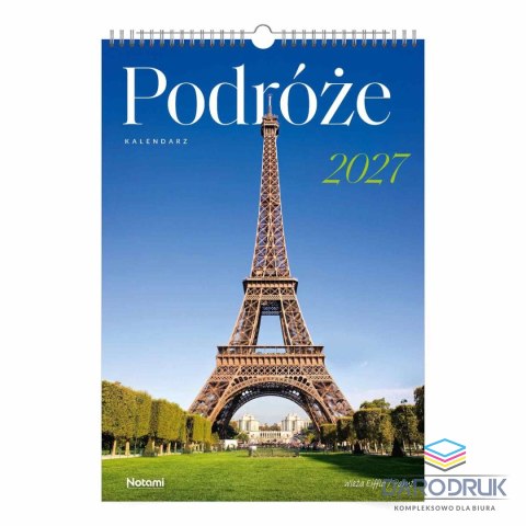 Press Kalendarz ścienny PODRÓŻE A3 Press (16 STRON)