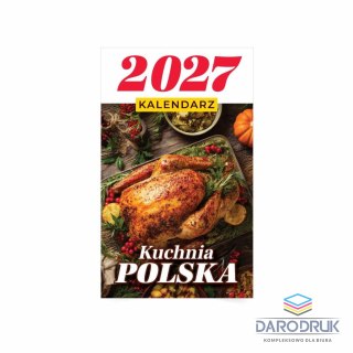 Press Kalendarz ścienny ZDZIERAK B7 Press (KUCHNIA POLSKA)
