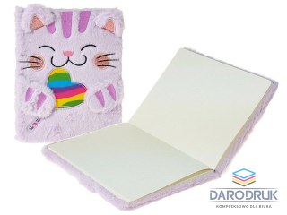 Adar Notes (notatnik) A4 PLUSZOWY KOTEK 28CM czysty [mm:] 285x215 Adar (611269)