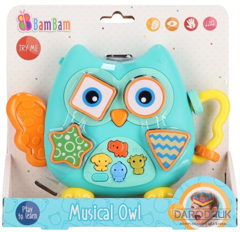 Bam Bam Sorter Muzyczna Sówka sorter na baterie Bam Bam (592782)