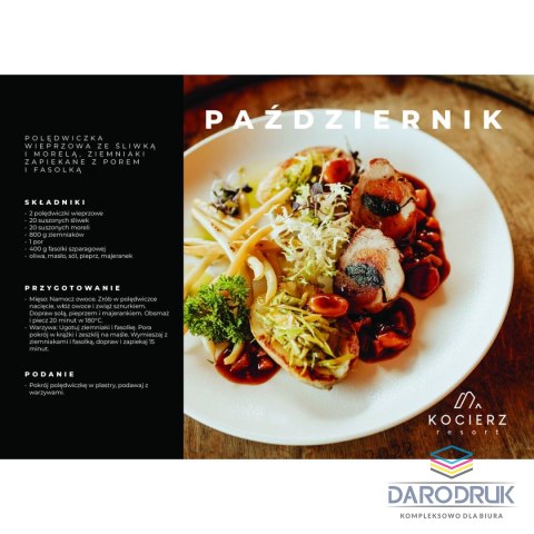 Beskidy Kalendarz ścienny wieloplanszowe - rodzinny 280mm x 200mm Beskidy (KR)