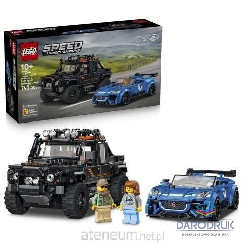 Lego Klocki konstrukcyjne Speed Champions JAGUAR I LANDROVER Lego (77264)
