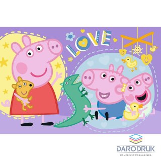 Trefl Puzzle Peppa Pig Szczęśliwa świnka 60 el. Trefl (17414)