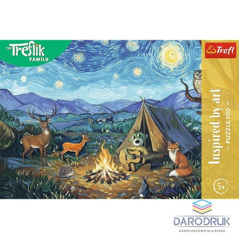 Trefl Puzzle Trefliki Przy ognisku 100 el. Trefl (16564)