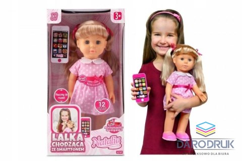 Artyk Lalka Natalia CHODZĄCA 41CM ZE SMARTFONEM [mm:] 410 Artyk (143090)
