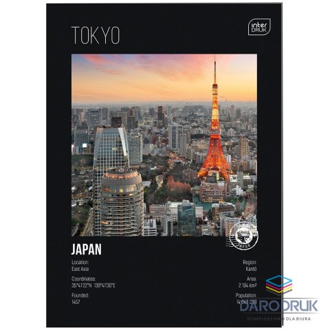 Interdruk Zeszyt A4 TRAVEL UV 96k. 70g krata Interdruk